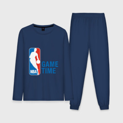 Мужская пижама с лонгсливом хлопок NBA Game Time