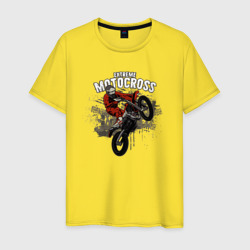 Мужская футболка хлопок Extreme Motocross