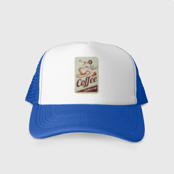 Кепка тракер с сеткой Coffee Cup Retro
