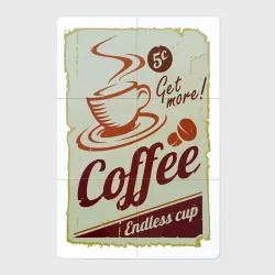 Магнитный плакат 2Х3 Coffee Cup Retro