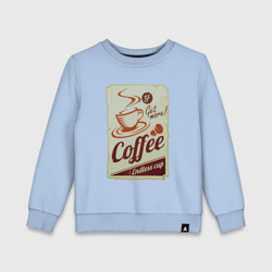 Детский свитшот хлопок Coffee Cup Retro