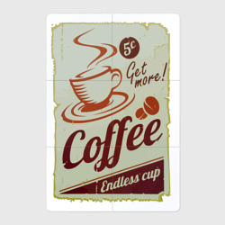 Coffee Cup Retro – Магнитный плакат 2Х3 с принтом купить