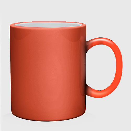 Кружка хамелеон Coffee Cup Retro, цвет белый + красный - фото 4