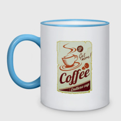 Кружка двухцветная Coffee Cup Retro