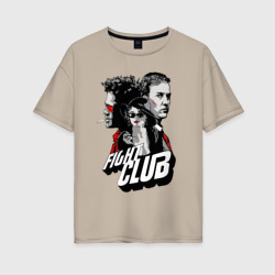 Женская футболка хлопок Oversize Soap club