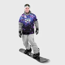Накидка на куртку 3D Соты - 3d