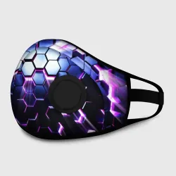 Маска из неопрена Соты - 3d