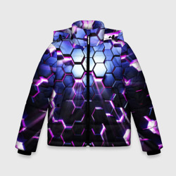 Зимняя куртка для мальчиков 3D Соты - 3d