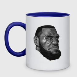 Кружка двухцветная Angry LeBron