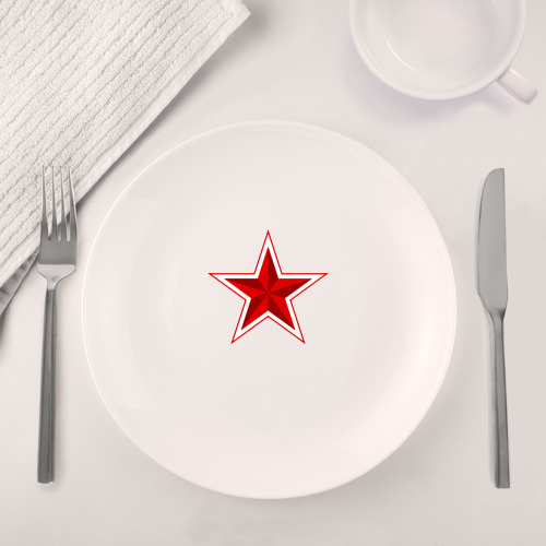 Набор: тарелка + кружка Звезда ВС РФ - фото 4