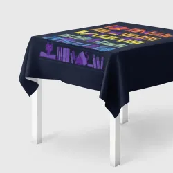 Скатерть 3D Коты и книги