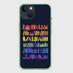 Чехол для iPhone 14 Коты и книги