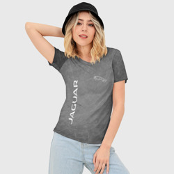 Женская футболка 3D Slim Ягуар - фото 2