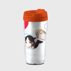 Термокружка-непроливайка Kaguya and Shirogane Love
