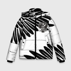 Герб России крылья свободы – Зимняя куртка для мальчиков 3D с принтом купить