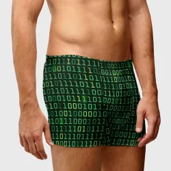 Мужские трусы 3D Двоичный Код Binary Code - фото 2