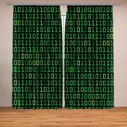 Фотошторы Двоичный Код Binary Code
