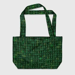 Пляжная сумка 3D Двоичный Код Binary Code
