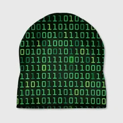 Шапка 3D Двоичный Код Binary Code