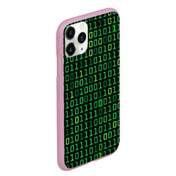 Чехол для iPhone 11 Pro Max матовый Двоичный Код Binary Code - фото 2