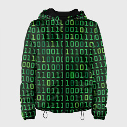 Женская куртка 3D Двоичный Код Binary Code