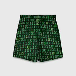 Детские спортивные шорты 3D Двоичный Код Binary Code