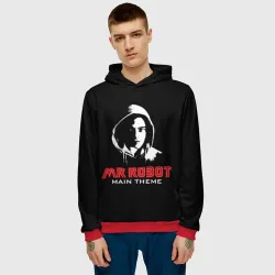 Мужская толстовка 3D MR robot Хакер - фото 2