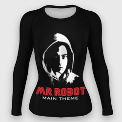 Женский рашгард 3D MR robot Хакер