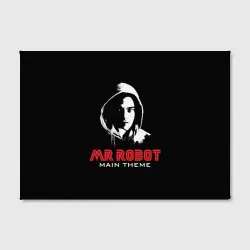 Холст прямоугольный MR robot Хакер - фото 2