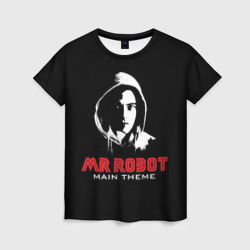 Женская футболка 3D MR robot Хакер