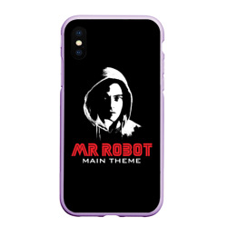 Чехол для iPhone XS Max матовый MR robot Хакер