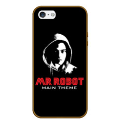 Чехол для iPhone 5/5S матовый MR robot Хакер