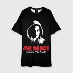Детское платье 3D MR robot Хакер