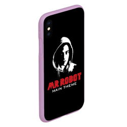 Чехол для iPhone XS Max матовый MR robot Хакер - фото 2