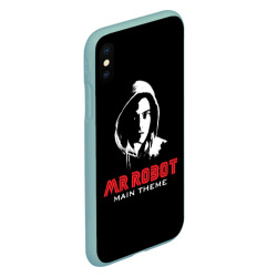 Чехол для iPhone XS Max матовый MR robot Хакер - фото 2