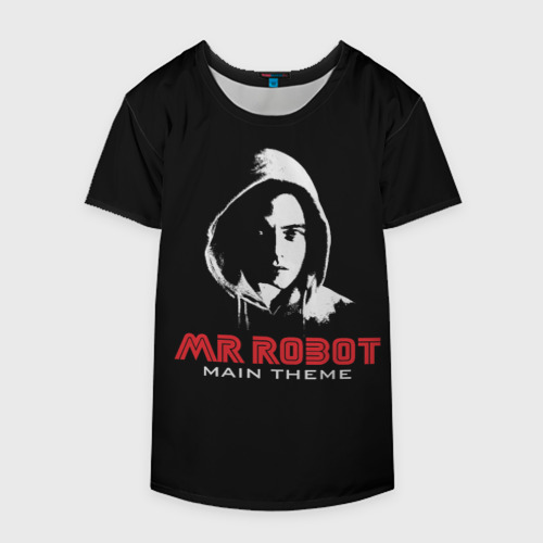 Накидка на куртку 3D MR robot Хакер, цвет 3D печать - фото 4