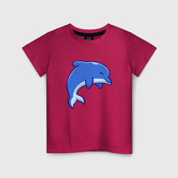 Детская футболка хлопок Маленький дельфинёнок