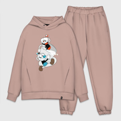 Мужской костюм oversize хлопок Чашки Cuphead