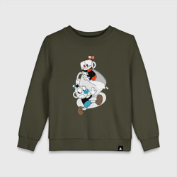 Детский свитшот хлопок Чашки Cuphead