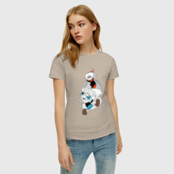 Женская футболка хлопок Чашки Cuphead - фото 2