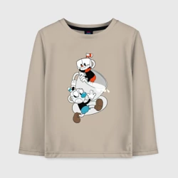 Детский лонгслив хлопок Чашки Cuphead