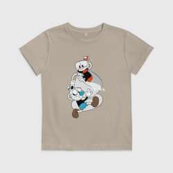 Детская футболка хлопок Чашки Cuphead