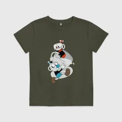 Детская футболка хлопок Чашки Cuphead