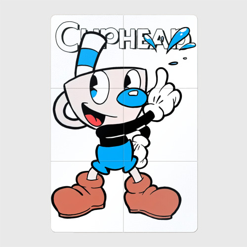 Магнитный плакат 2Х3 Синяя чашка Cuphead