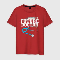 Мужская футболка хлопок Будущий доктор
