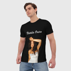 Мужская футболка 3D Natalia Oreiro/ Наталия Орейро - фото 2