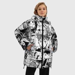 Женская зимняя куртка Oversize Волейбол!! pattern - фото 2