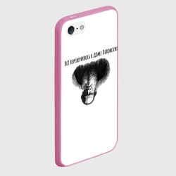 Чехол для iPhone 5/5S матовый Все перевернулось - мем с Толстым - фото 2