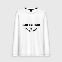 Мужской лонгслив хлопок San Antonio Basketball