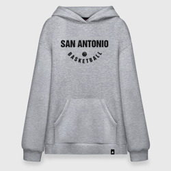 Худи SuperOversize хлопок San Antonio Basketball